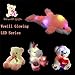 Bstaofy 18'' Light up Dolphin Stuffed Animal Night Light Colorful Glowing Dolphin Soft LED Plush Toys Gift for Kids on Christmas Birthday Festivals, Pink