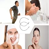 CCLKHY 2 Pcs Metal Hair Band Wave Headband Unisex Non-Slip Elastic view 5