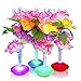 Fiber Optic LED Flower Centerpieces (Set of 12) Light Up Centerpieces for Tables