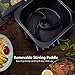 XL Air Fryer with Large Viewing Window, 12Qt Large Capacity, 6-Piece Set Programmable Air Oven with 12 Pre-set Settings, Electric Hot Air Deep Fryer with 6.3Qt Extra Large Capacity Fry Pan Inside - 1700W /110V