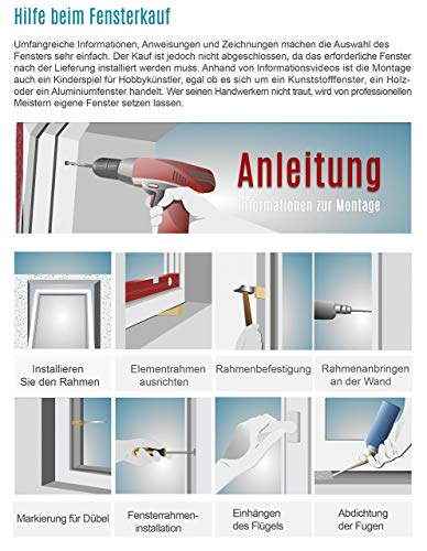 Premium Kunststofffenster Von Komforta - Kellerfenster Weiß Argon Isoglas BxH: 1050 x 1100 mm Garagenfenster/Gartenhaus… – Bild 5