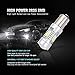 ANTLINE Extremely Bright 1157 1157A 2057 2357 7528 2057A BAY15D 21-SMD 2835 Chipsets 1260 Lumens LED Bulb Replacement White for Car Backup Reverse Brake Tail Turn Signal Lights Bulbs DRL (Pack of 4)