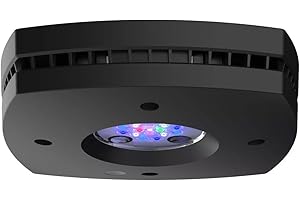 AquaIllumination AI Prime 16 HD LED App Controllable Saltwater Aquarium Reef Light - Black