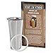County Line Kitchen - Stainless Steel Filter & Infuser for Cold Brew, Iced Coffee, and Iced Tea - Use with 1 Quart Wide Mouth Mason Jars