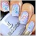 La Demoiselle Beautiful Nail Art Water Slide Tattoo Decals -Cat, Heart, Flowers, Bows, Butterflies,
