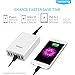 Lumsing 60W 5V 6-Port USB Desktop Charger Charging Intelligent Control Chipset Multi Travel Power for iphone, ipad, Samsung,Nexus, HTC, Sony and More (White)