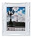 Kiera Grace Virginia Ornate Picture Frame, 8 by 10-Inch, White