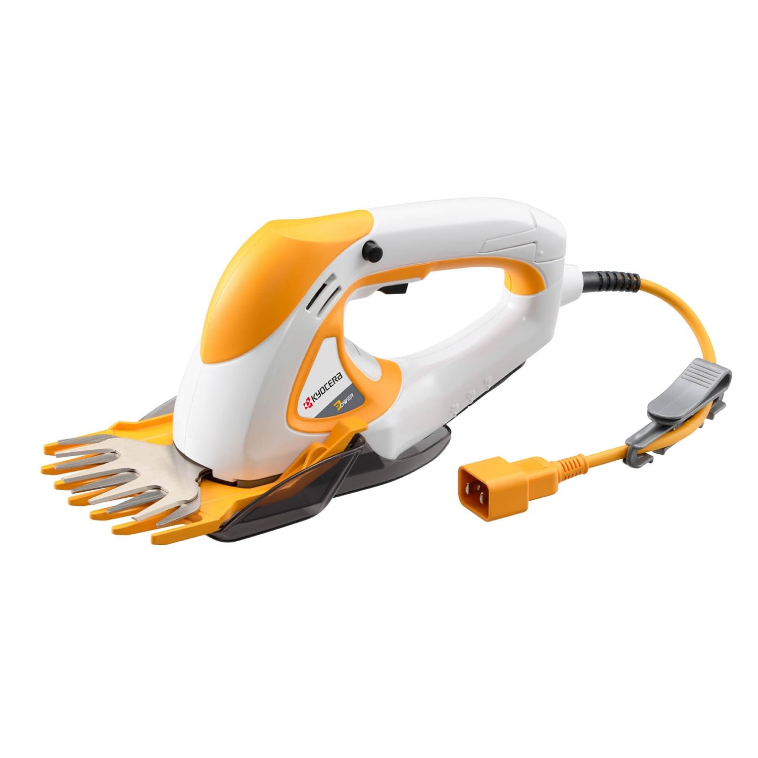 京セラ(Kyocera) 旧リョービ バリカン AB-1120 刈込幅110mm キワ刈りガイド付 693950A 【キワ刈りガイドで壁や刃を傷つけないでキワの芝をカット】 刈込幅110mm 両刃駆動 刈込高さ3段階ワンタッチ調節 切味長持ちニッケルコーティングブレード 日本製ブレード商品画像