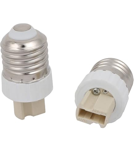 Unique Bargains 2pcs G9 To GU10 Extender Adapter Converter Lamp Bulb Socket Holder White - View #5