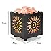CRYSTAL DECOR Himalayan Pink Salt Lamp Basket & Dimmer Cord Bulb