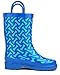 Nickelodeon Kids Boys' Paw Patrol Character Printed Waterproof Easy-On Rubber Rain Boots (Toddler/Little Kids)