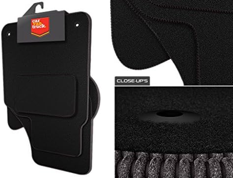Car Van Truck Brand Name (X123:CT55) 2 Piece (2009-2016) Z4 E89 Vehicle Specific Car Mat Set in Black Carpet with Black Edge Trim Colour