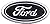 4.5" XL Ford Logo Sign Motorsport Car Racing Patch Sew Iron on Applique Embroidered T shirt Jacket Suit Custom BY SURAPAN