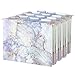 Hanging File Folders with 1/5-Cut Tabs - Letter Size - Recycled Modern Design Extra Durable - 12pcs per Box - 3 Different Designs (Marbling)
