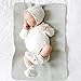 Goumikids - Goumijamms, Smart Baby Gown Made with Organic Material with Scratch Prevention Mitts and Foot Pockets