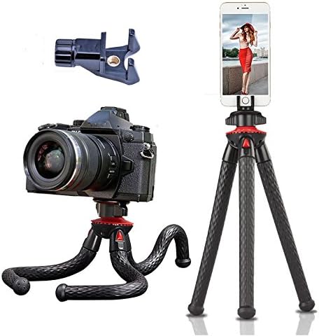 Flexible Camera Tripod Mount &amp; Selfie Stick for Sony Action Cam, Gopro Hero Action Camera, SJCAM, Cell Phone, iPhone 8 7 6+ 6s Canon nikon DSLR and Camcoders