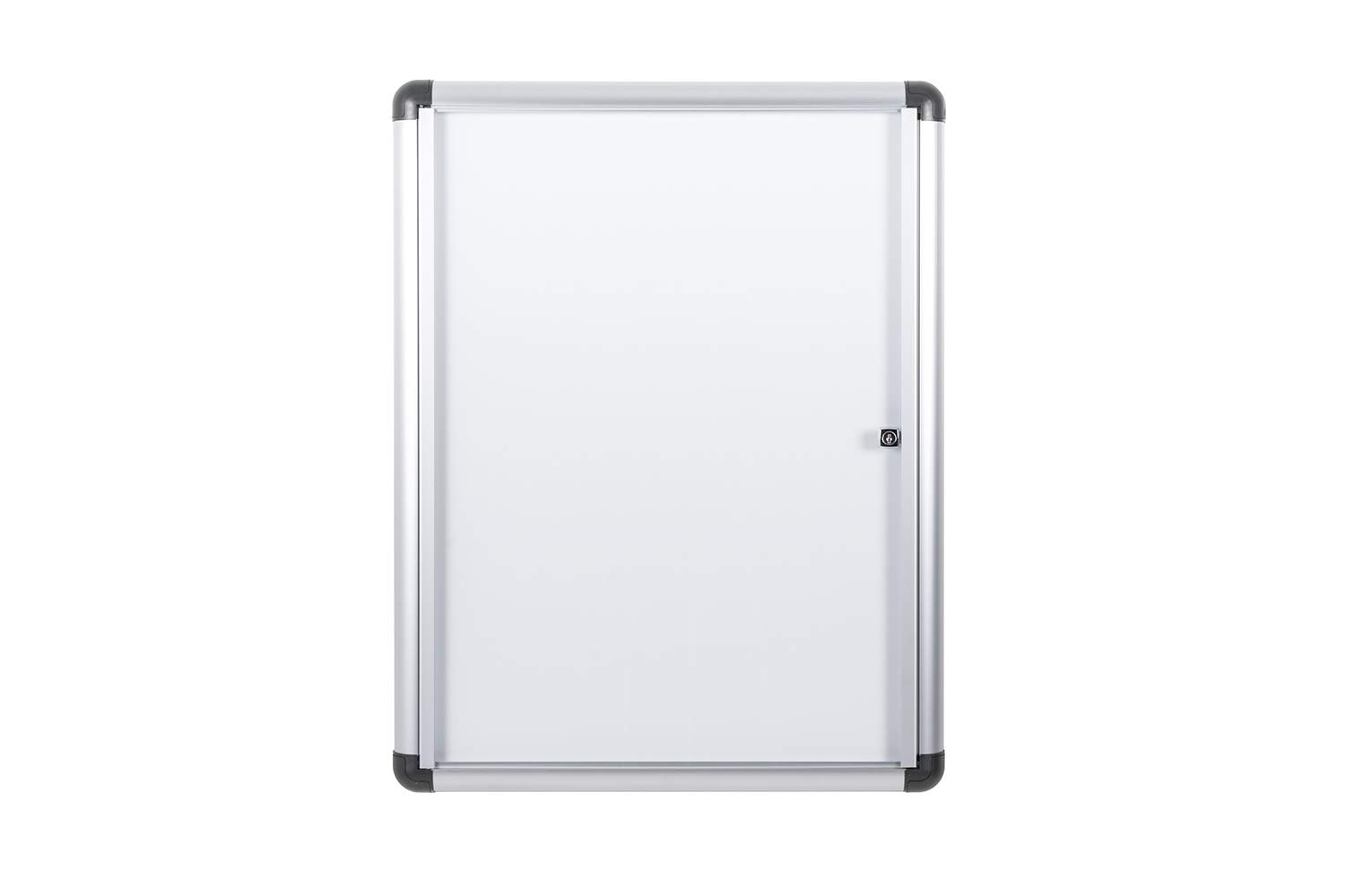 Bi-Office Enclore Extra Magnetic Vertical Display Case 532 x 686mm, 4xA4