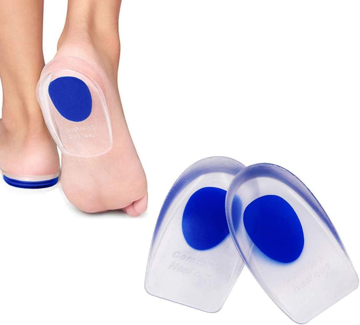 Silicone Gel Heel Cups, Shoe Inserts Silica Gel Pads Insole