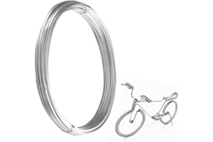 YUXIANG Aluminum Wire, 1 Roll 1mm 18 Gauge, 32.8 Feet Silver Armature Wire for DIY Crafts