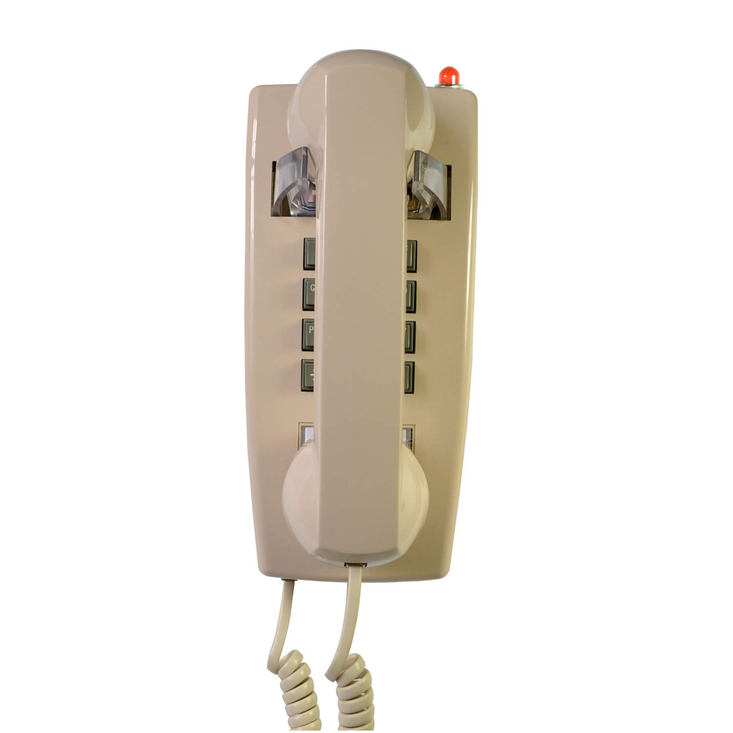 Photo 1 of TelPal Corded Wall Phone, Analog Wall Mount Phone with Cord, Vintage Wall Mounted Telephones Landline with Loud Traditional Phone Ringer and Handset Volume Control- Wall Mount Jack Required