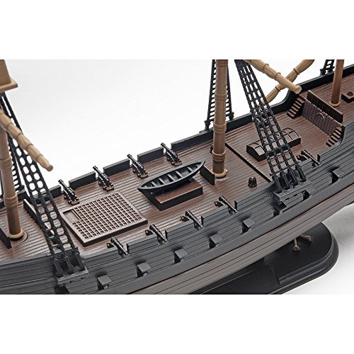 Revell 85197110018 Black Diamond Piratenschiff, Steckbausatz detailgetreuer Modellbausatz, Schiffsbausatz 1:350 – Bild 4