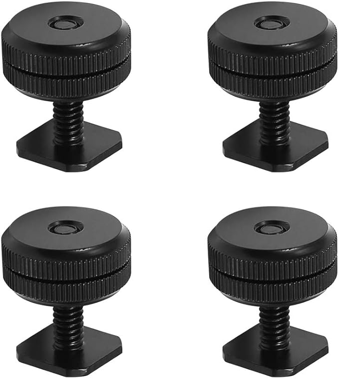Saihisday Camera Hot Shoe Mount to Pro 1/4"20 Mount