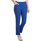 Hilary Radley Women Mid-Rise Stretch Pull-On Ankle Pant