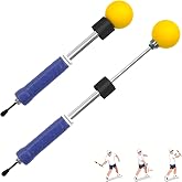 SCIENSWING Pickleball Swing Trainer, Retractable Click Feedback Training Tool, Improve Rhythm and Fluidity of Forehand, Backhand, Smash, Slice, Volly, Warm Up Stick for Indoor &amp; Outdoor Practice