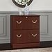 Bush Furniture Saratoga 2 Drawer Lateral File Cabinet in Harvest Cherry, Document Storage Chest for Home Office