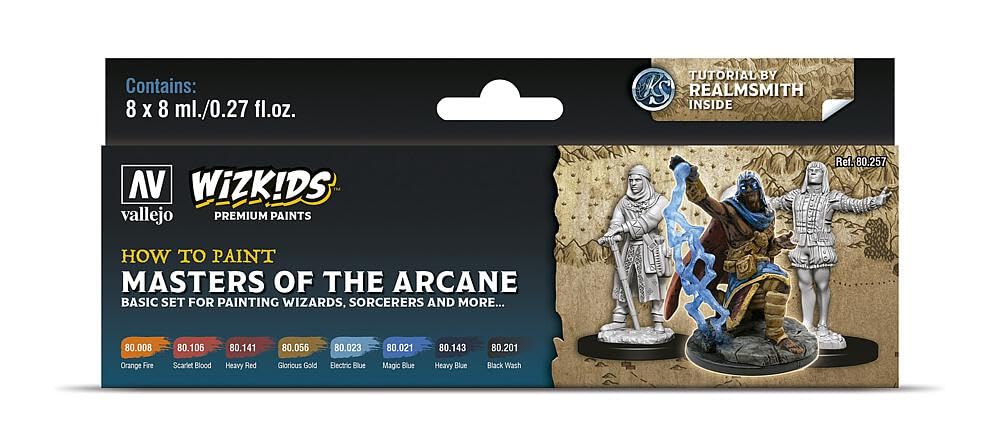 Vallejo AV Wizkids Set - Masters of the Arcane