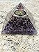 Orgone Amethyst Pyramid with The OM Symbol | Orgonite Energy Generator with Crystal Point & Reiki Energy | Protects and Heals on All Spiritual and Physical Levels | Powerful Meditation tool