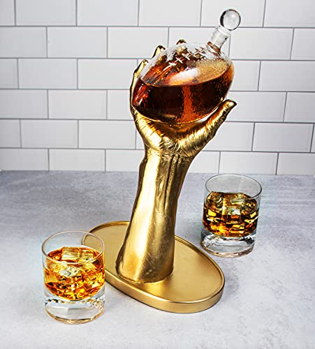 Football Decanter w/ 2 Wine Glasses - Image 5