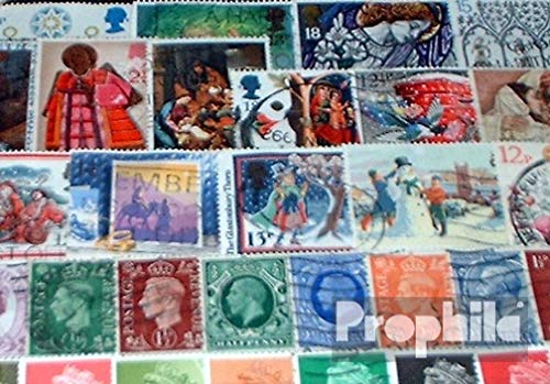 Prophila Collection United Kingdom 100 various stamps (Stamps for collectors)