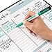 Magnetic Dry Erase Weekly Calendar Set by Easy Offix - 17x12