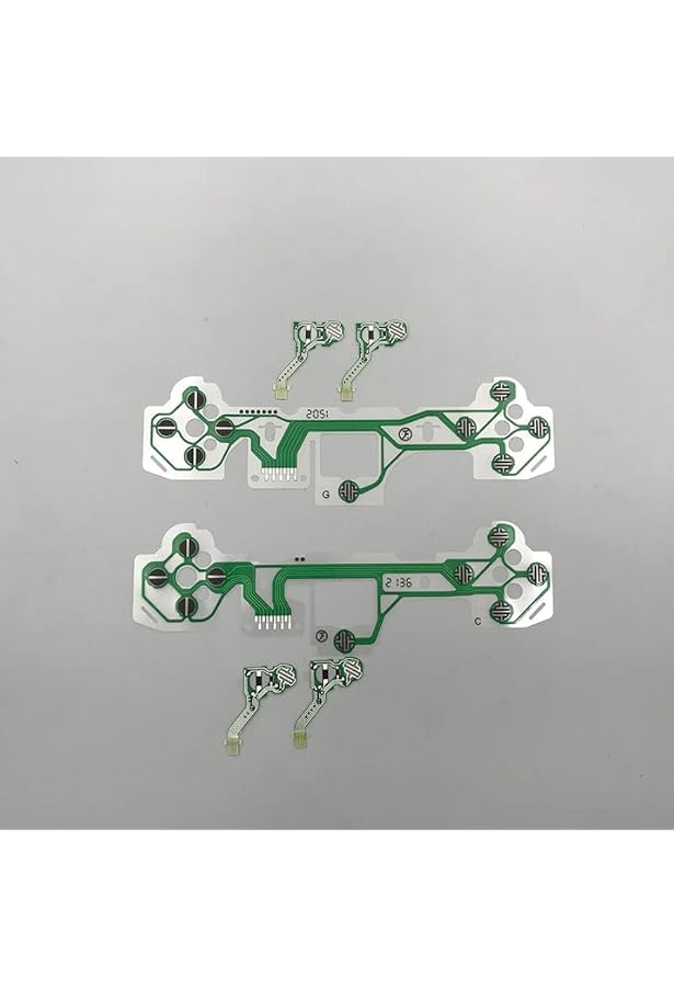 PS5 Controller Repair Flex Cable – Conductive Button Membrane For BDM-010 Version, Green Circuit, Compatible With Sony PS5