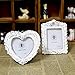 AMHOME Picture Frame 3x3 Heart Resin and Wood Frame Creativity Design