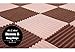 Soundproofing Acoustic Studio Foam - Rosy Beige Color - Wedge Style Panels 12”x12”x1” Tiles - 6 Pack