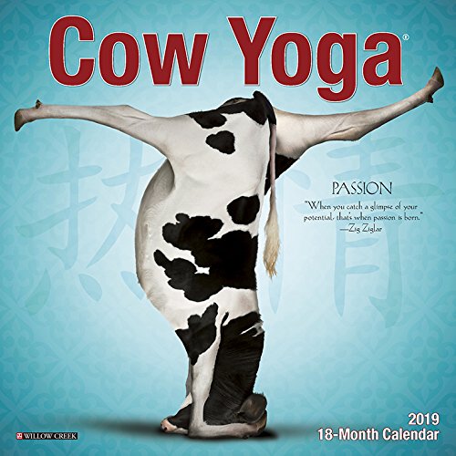 Cow Yoga Mini 2019 Wall Calendar Cow Yoga Mini 2019 Wall Calendar