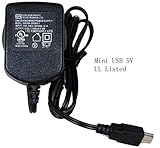 Tecsun UL Listed AC Power Adapter for Most Tecsun Radios (PL880,PL360,Q3,X3,D3,A3,B3,ICR-100 & More.) with USB Charger Port, Mini USB for Tecsun Radio