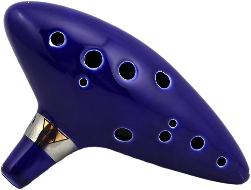 SODIAL (R) 12 hoyos ocarina ceramica alto C leyenda de zelda ocarina