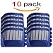 LOTIN Replacement Parts 10 x Aero Vac Filters Kit for Roomba 500 600 Series 536 550 551 620 630 650 660 Vacuum Cleaner Accessory