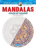 Creative Haven Mandalas Color by Number Coloring Book (Adult Coloring) by Shala Kerrigan