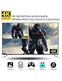 ?2019 New Upgraded?4K WiFi Display Dongle TV cast 4K WiFi Wireless Display Dongle for TV 2.4G Streaming Media Player Airplay Dongle Mirroring Screen from Phone to Big Screen Support Ezmira Miracast Ai