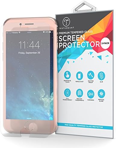Testameant Premium Tempered Glass Screen Protector for Apple iPhone 6 Plus - 5.5" (2-Pack)