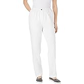 Woman Within Plus Size 7-Day Straight-Leg Elastic-Waist Denim Jean (Petite & Tall Available)