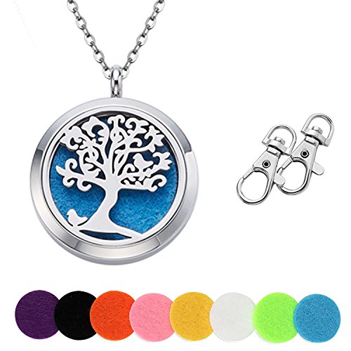 Faurora Essential Oil Necklace, Tree of 