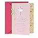 Dayspring Baptism Card for Baby Girls, Pink Dove Cross - 0399RZA1005