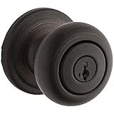 Kwikset Juno Entry Knob featuring SmartKey in Venetian Bronze - 97402-737