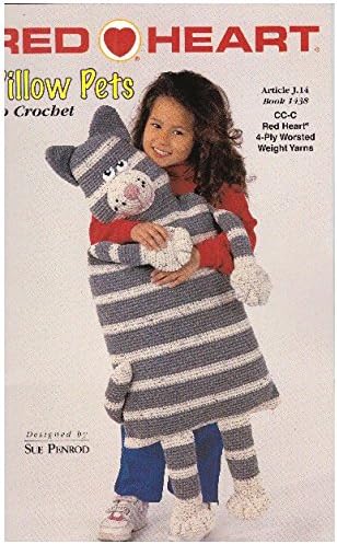 Amazon Com Pillow Pets To Crochet Designed By Sue Penrod Red