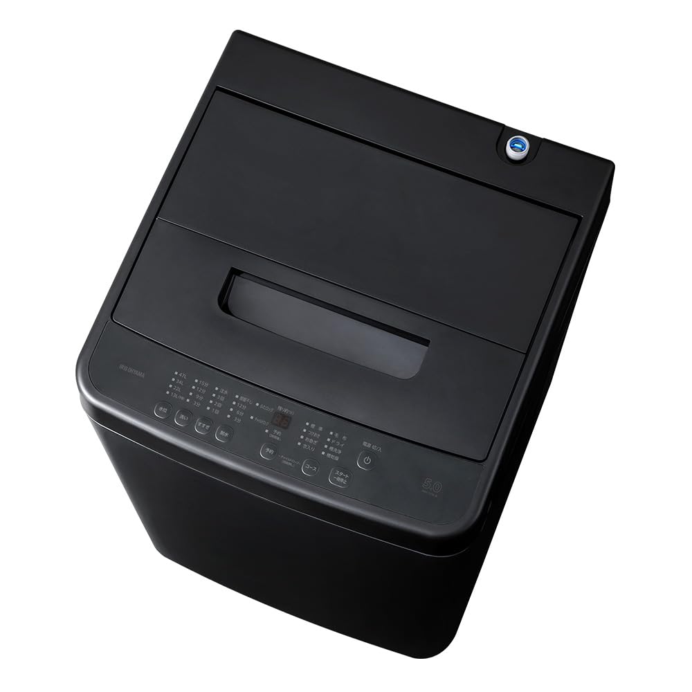 アイリスオーヤマ 洗濯機 5.0kg ブラックの商品画像